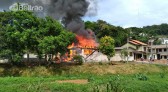 Residência é destruída por incêndio no bairro Industrial