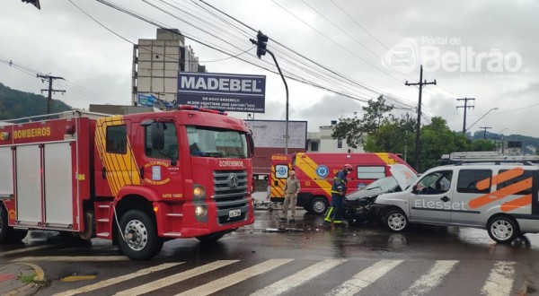 Homem fica ferido em acidente em Francisco Beltrão