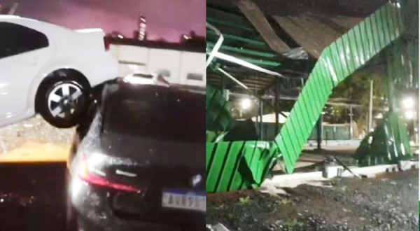 Simepar descarta, até o momento, sinais de tornado após temporal