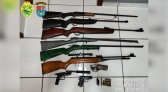 Polícia Militar de Francisco Beltrão detém indivíduos e apreende arsenal após disparos de arma de fogo
