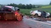 Grave acidente de trânsito mata duas pessoas, na PR 281
