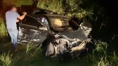 Colisão entre carro e caminhão deixa casal ferido na PR 566