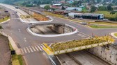 EPR Iguaçu instala barreiras de proteção sob viaduto na BR-163 em Santa Lúcia