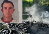 Identificado homem que morreu carbonizado em grave colisão na PR-566