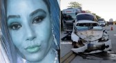 Mulher morre após colisão frontal entre carro e caminhão na PRC-280