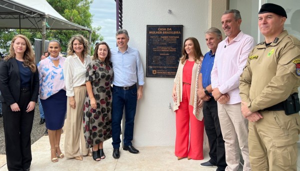 Casa da Mulher Brasileira é inaugurada pelo prefeito Cleber Fontana