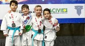 Campo Erê conquista sete pódios no Campeonato Paranaense de Karatê em Coronel Vivida