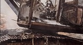 Máquina florestal é destruída por incêndio durante trabalho no interior de Vargem Bonita