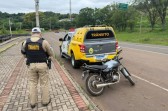 Motocicleta furtada em Campo Erê é recuperada pela PM
