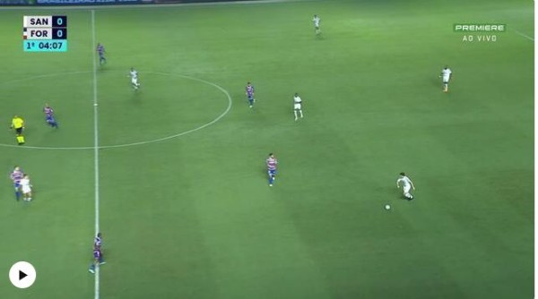 Santos perde para o Fortaleza na Vila Belmiro e é rebaixado para a Série B