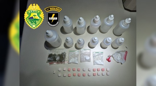 Operação Carnaval resulta na apreensão de drogas em Francisco Beltrão