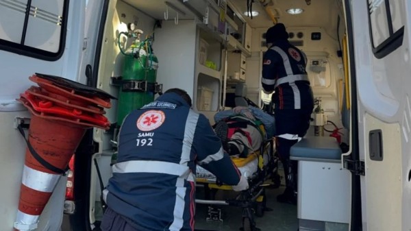 Acidente entre carro e moto é registrado na manhã dessa quarta-feira (24) em Francisco Beltrão