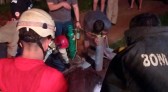 Bombeiros do Paraná salvam criança de 1 ano e 11 meses que caiu em buraco