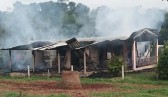 Incêndio destrói residência na zona rural