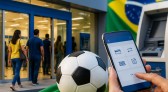 Bancos terão horário especial na segunda-feira por causa do jogo da Seleção Brasileira