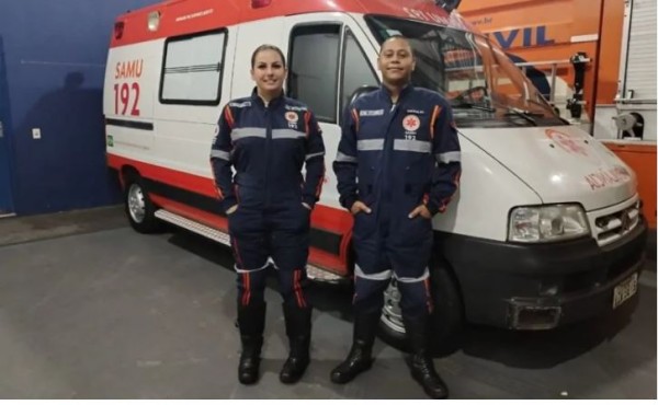 Socorristas do SAMU salvam bebê de apenas 30 dias que estava engasgado com leite materno