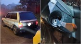 Polícia Militar recupera veículo furtado com garfo na ignição e prende autor do crime