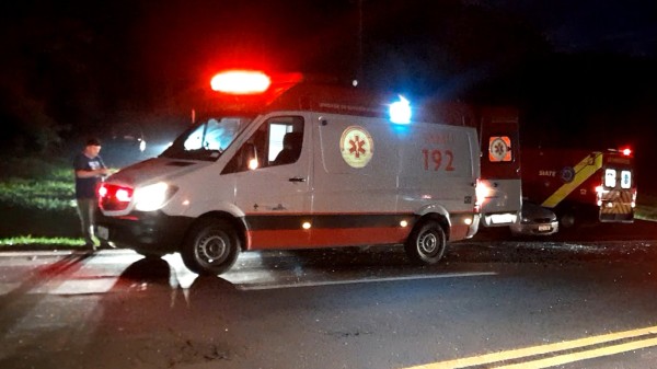Grave acidente deixa uma pessoa ferida na saída para Ampére