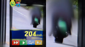 Condutores são flagrados a 148 km/h e 204 km/h durante fiscalização na PRC-280