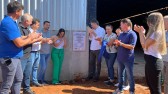 Administração inaugura barracões para triagem de recicláveis