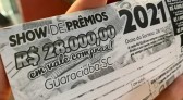 Cupons e Notas das compras feitas em todo o comércio podem ser trocados por cartelas da Campanha Show de Prêmios