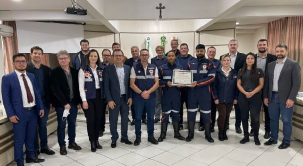Samu Sudoeste recebe homenagem da Câmara de Beltrão