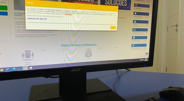 Prazo para pagamento de taxas vence nesta semana