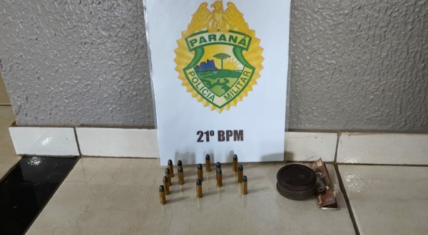 Dois homens são presos com munições de arma de fogo e maconha, em Barracão
