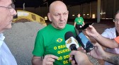 Luciano Hang visita as obras da Havan em Francisco Beltrão