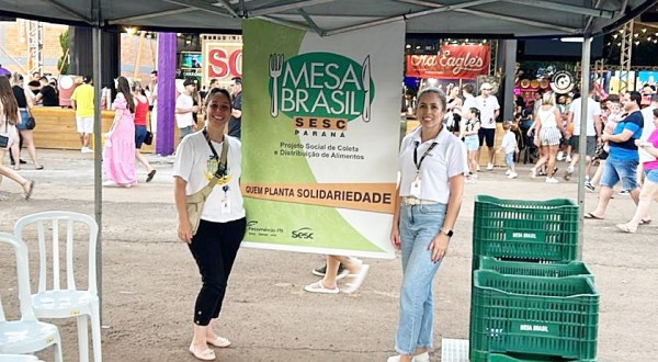 Expobel 2024 arrecada pouco mais de uma tonelada de alimentos não perecíveis