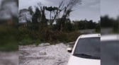 Tempestade com granizo causa danos na agricultura e na infraestrutura no Sudoeste