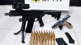 Homem é preso com arsenal durante abordagem na PR-182, em Ampére