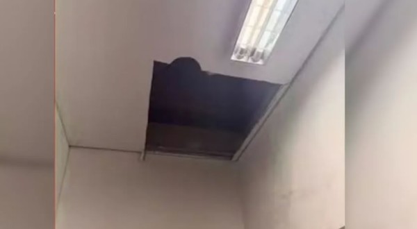 Ladrão passa a noite em shopping, faz buracos em teto de loja, invade joalheria pelo forro e furta dinheiro e joias, no PR