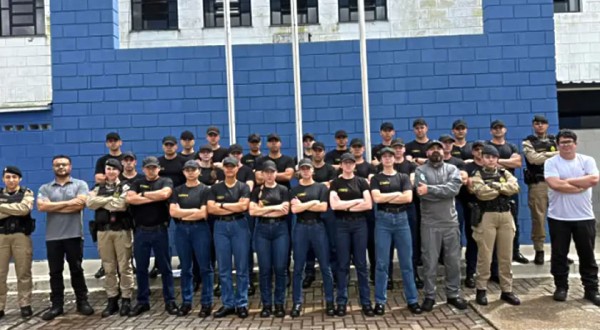 Alunos do Curso de Formação de Praças do 21º BPM realizam visita técnica à Penitenciária