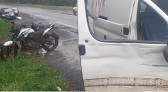 Motociclista fica ferido após colisão com carro na BR-158