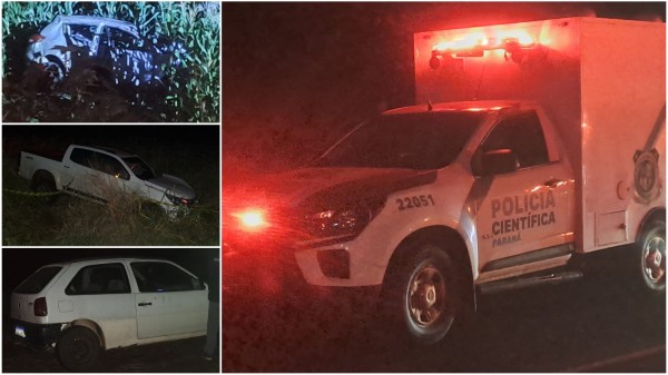 Duas pessoas morrem em grave acidente na PR 281