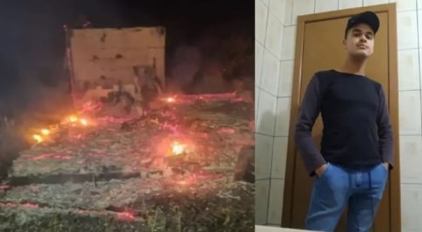 Jovem de 21 anos morre carbonizado após incêndio em residência