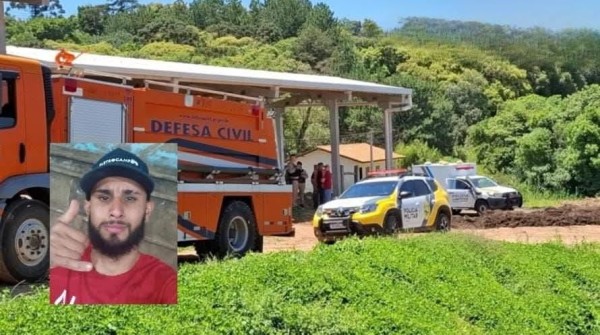 Jovem de 24 anos morre após cair com trator em fossa em Carambeí 