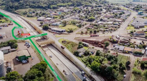 Obras no Viaduto de Santa Lúcia terão operação especial e novo desvio na BR-163