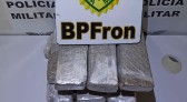BPFRON apreende droga em ônibus na cidade de Realeza