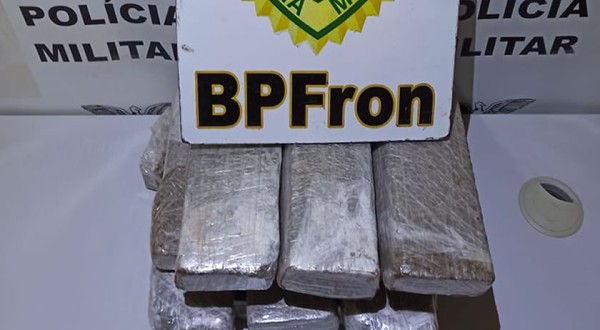 BPFRON apreende droga em ônibus na cidade de Realeza