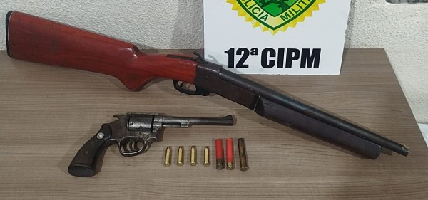 Homem é preso com armas e munições em Palmas