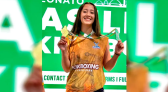 Marmeleirense Amanda conquista título nacional de kickboxing