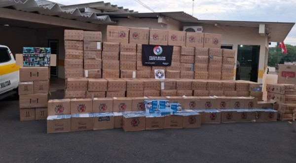 Carga de cigarros avaliada em R$ 1,2 milhão é apreendida em Abelardo Luz