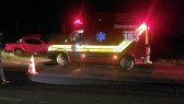 Duas pessoas ficam feridas em acidente envolvendo moto e caminhonete, na BR 163