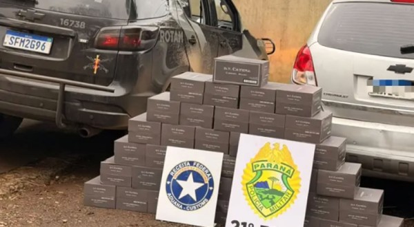 Operação conjunta apreende 40 caixas de vinho sem desembaraço aduaneiro