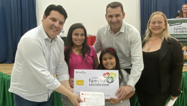 Prefeitura lança Cartão Família Vividense