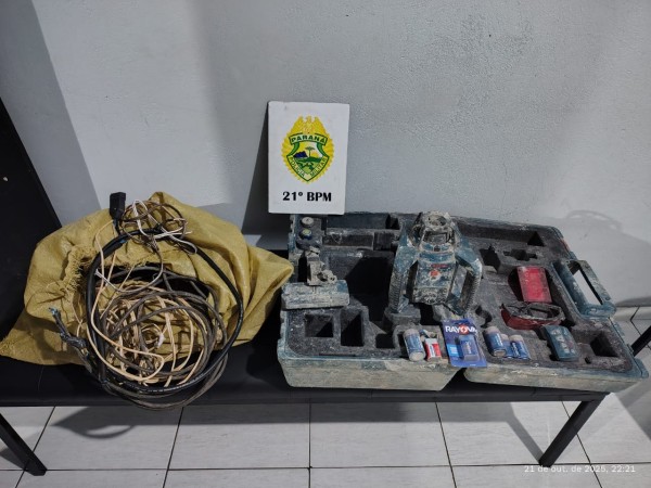 Homem é preso por furto qualificado e objetos são recuperados 