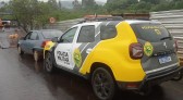 GM Kadett furtado é encontrado abandonado em condomínio em construção