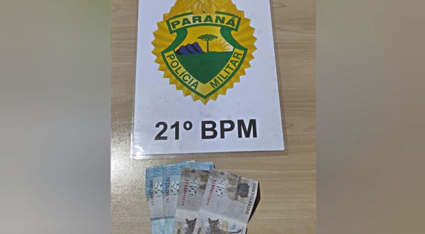 Homem é flagrado tentando depositar R$ 600 reais em notas falsas